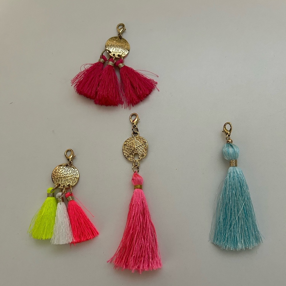 Lilly Pulitzer zipper pulls